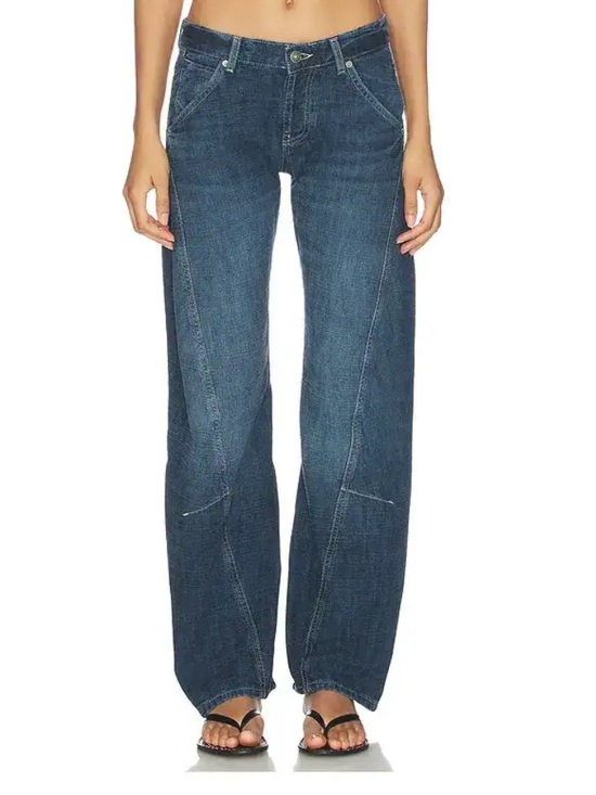 Free People Denim - Blue Highland Low-Rise Twisted Bowed Jeans
Color: Indigo
We The Free
NWT